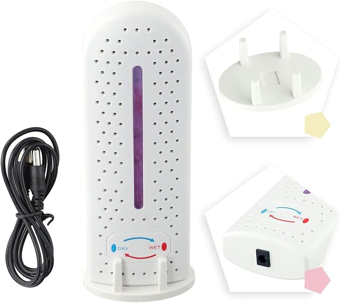 Wireless Dehumidifier for Small Spaces, Portable Moisture Absorber for Bedroom, Closet, Cabinet with Circulating Dehumidification and Color Display - Image 7
