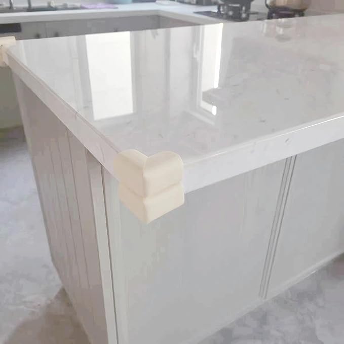 M2cbridge L Shape Extra Thick Furniture Table Edge Protectors Foam (8 Corners(White)) - Image 5