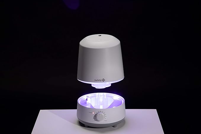 Safety 1st Stay Clean Humidifier, Ultrasonic Mist, One Gallon Easy to Fill Tank, LED Light, and Filter Free - Image 11