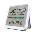 Temtop Indoor Thermometer Hygrometer, Precision Digital Temp/Humidity Monitor with Magnet & 3M Sticker, Date & Time, Wall/Magnet/Stand Mount, for Home, Office, Nursery, T1-SE by Temtop