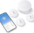 Winees WiFi Water Leak Detector, 3 Pack Water Sensors with 100dB Adjustable Alarm, Leak Alert Email&SMS Notification, 200M Transmission for Basement, Bathroom, Laundry, IFTTT, S1 Plus, 2.4G WiFi Only by WINEES