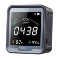 INKBIRDPLUS Ndir CO2 Detector Battery Powered | Digital CO2 Monitor with Alarm | Carbon Dioxide & Temperature & Humidity Air Quality Monitor Indoor | for Home, Office, RV, Grow Tent (PTH-9C) by INKBIRDPLUS