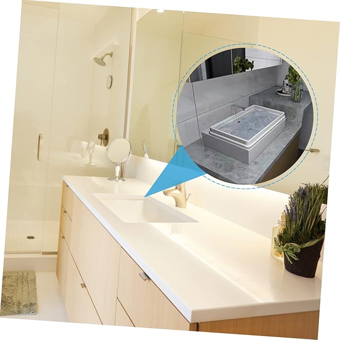 jojofuny 3m Toilet Water Retaining Strip Self-adhesive Bathroom Baffle for Showers and Countertops Silicone Barrier for Kitchens and Bathtubs Easy to Clean and - Image 9