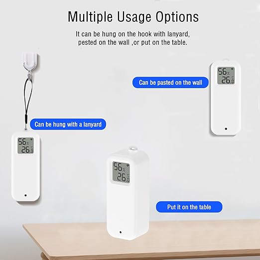 PHOVOLT WLAN Thermometer Hygrometer Sensor, Wireless Smart Temperature and Humidity Digital Display Monitor, with Remote App Notification Alert for Home, Greenhouse(2pack) - Image 7