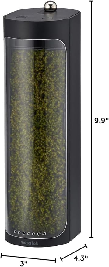 Moss Air – Living Moss Terrarium Humidifier | Soothing Mist Fountain & Ambient Light | Zen Desk Decor, Aesthetic Room Decor | Portable & Whisper-Quiet - Image 8