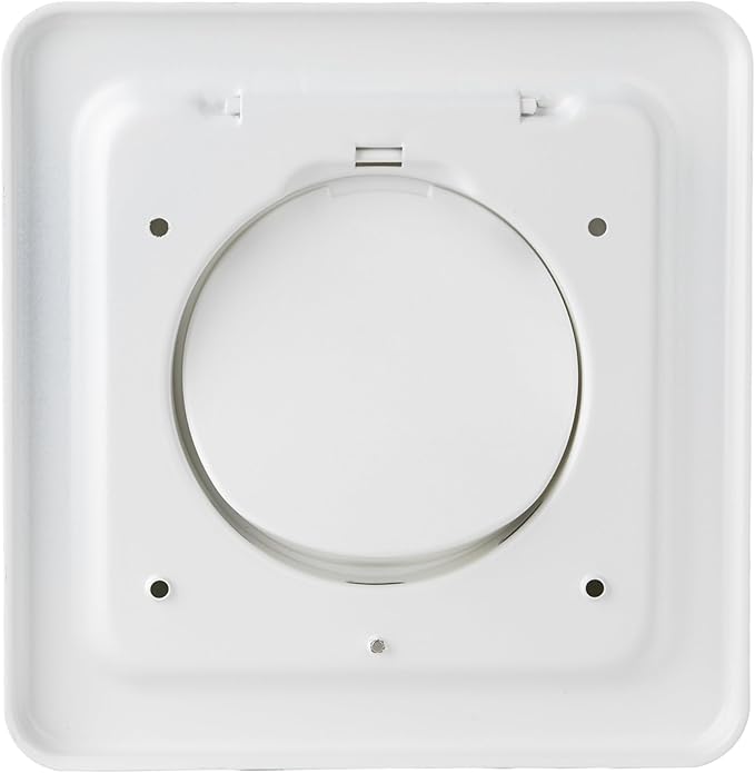 NO-PEST VENT MetalGuard, Dual Door Dryer Vent Cover Outdoor 4 Inch, Powder-Coated Heavy Duty Steel, Pest Proof, Rust Resistant, Safe & Efficient Vent Cap (White, STEEL 4" W/O Duct Tube) - Image 4