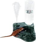 REPTI ZOO Water Feeder and Fogger, 2 in 1 Reptile Humidifier with Water Bowl, Automatic Water Dispenser for Chameleon Frog Lizard Gecko by REPTIZOO