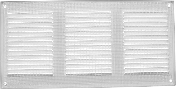 Vent Systems 12" x 6" Inch (Overall) Scratch Resistant White Metal Vent Cover - 3 Pack - Louvered Duct Grille with Built-in Mesh Screen - Wall or Ceiling HVAC Ventilation Register for Indoor & Outdoor - Image 6