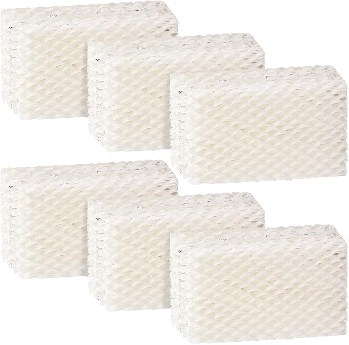 WF813 Humidifier Filters Compatible with Equate EQWF813 PCWF813 Relion RCM832 RCM-832N Protec RWF813 EQ-2119-UL PCCM-832N Cool Mist Humidifiers - Replacement Wick Filter 6 Pack by Sgizoku