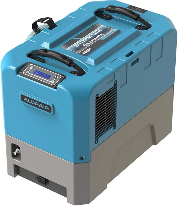 ALORAIR Commercial Dehumidifier with Pump, Up to 180 PPD (Saturation), 85 PPD at AHAM, 5 Years Limited Warranty, LGR Industrial Dehumidifier for Flood Repair, Crawlspace and Basement Drying - Image 8