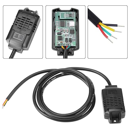 RS485 Temperature and Humidity Transmitter Sensor, High Precision Monitoring Sensor with Industrial - Grade Chip, Wide Operating Range for HVAC, Greenhouses, Data Centers - Image 4