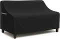 Waterproof Patio Loveseat Cover, 76W x 32.7D x 33H inches Heavy Duty 600D Weather-Resistant Outdoor Furniture Protector Black by CVFERQE