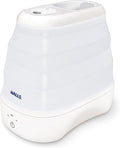 Crane x HALLS Collapsible Cool Mist Humidifier for Bedroom and Office, 1 Gallon Portable Humidifier for Travel and Easy Storage, Blue and White by Crane