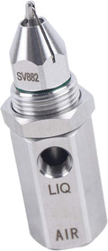Stainless Steel Ultrasonic Air Atomizer Nozzle - Wet Fog Ultra-Fine Mist Nozzle for Cooling, Humidifying, And Dust Control (60 Degree) by DouSeiAi
