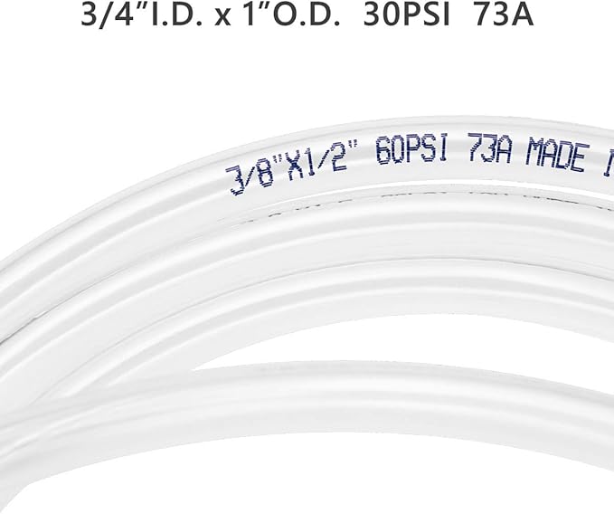 Eastrans 5ft x 3/4" ID Clear Vinyl Tubing, Flexible Hybrid PVC Tubing Hose, Lightweight Plastic Tube UV Chemical Resistant Vinyl Hose, BPA Free and Non Toxic - Image 4