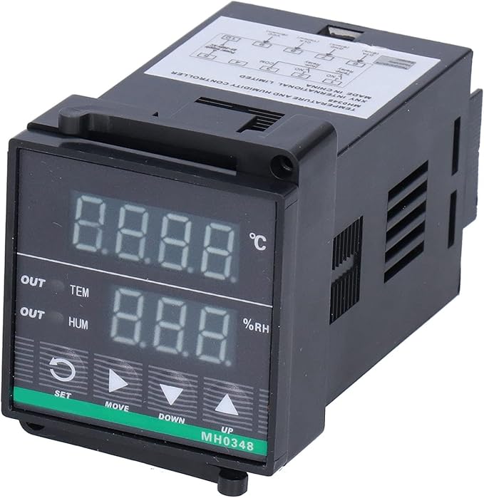 Temperature Humidity Controller Digital Smart Monitor MH0348 AC85250V for Roasting Rooms Depots Warehouses Computer Rooms Breeding Textile Industry - Image 6