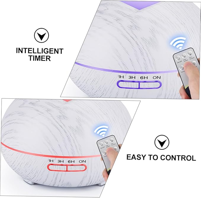 Essential Oil Diffuser Humidifier with Remote Control Soothing Led Light Colors for Yoga Spa and Home Use Aromatherapy Diffuser for Relaxation and Wellness - Image 8