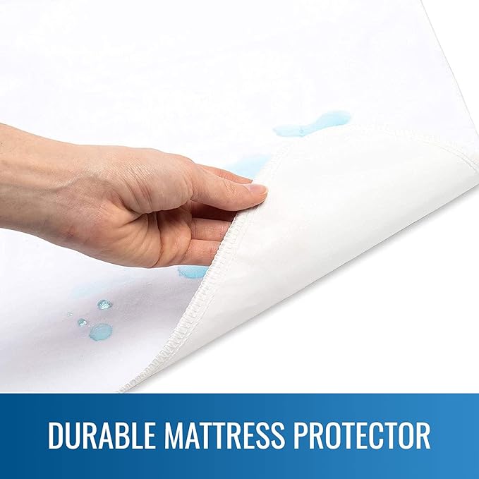 DMI Bed Pad Waterproof Sheet to be Used as a Mattress Protector, Pee Pad, Bed Liner, Incontinence Pad, Furniture Cover or Seat Protector, Not Reversible, Flat Fit, Machine Washable, 36 x 54 - Image 3