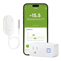MOCREO WiFi Freezer Thermometer with Alarm, Wireless Refrigerator Temperature Sensor with Remote App Notification, Email Alert, 2 Years Free Data Export, for Home Kitchen Fridge Hot Tub by MOCREO