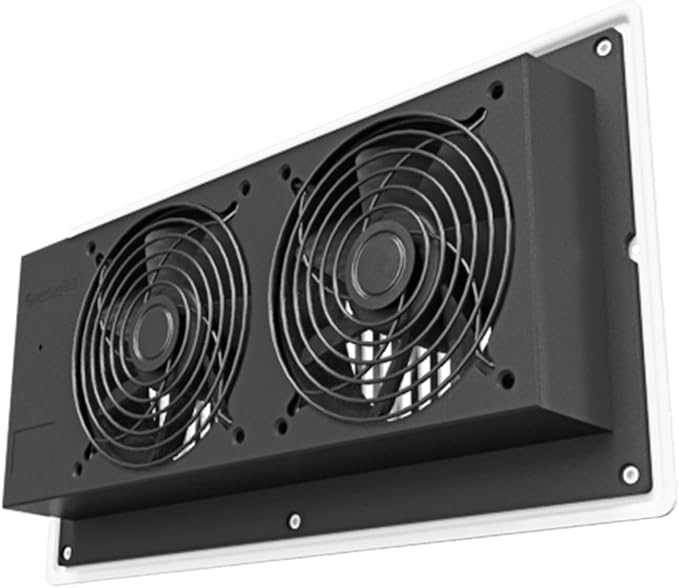 Quietcool Register Booster Fan for 6" x 12" Registers - Smart App Control - Quiet Vent Fan with Auto Thermostat - 10 Speeds - Image 7