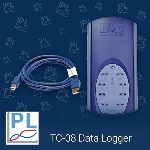Pico Technology TC-08 8 Channel Thermocouple Data Logger, Temperature Data Recorder, Temp Range 270 to +1820 °C, with PicoLog Cloud Software for Mac, PC and Linux - Image 2