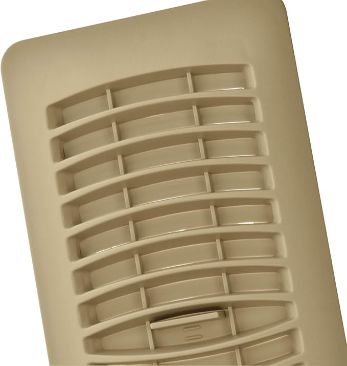 Imperial Manufacturing RG1326 4-Inch by 10-Inch Plastic Register, Taupe - Image 2