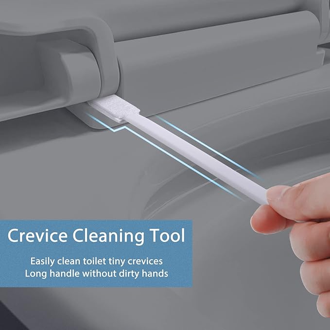 40Pcs Disposable Crevice Cleaning Brushes for Small Spaces, Detail Gaps Scrub Cleaner Brush Set for Toilet Bowl Corner, Household Cleaning Tool Supplies for Window Track, Door Grooves, Vent Fan - Image 2
