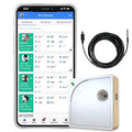 UbiBot WS1 WiFi Temperature & Humidity Sensor with Ambient Light Monitoring – Industrial-Grade Data Logger, 2.4GHz Wireless, 24/7 Alerts, External Probe Support, Free iOS/Android App, IFTTT Compatible by UbiBot