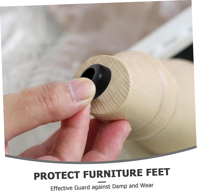 PRETYZOOM 100pcs Non- Silicone Feet Pads for Furniture Leg Protectors Moisture-Resistant Bumpers for Washing Machines Dryers - Image 3