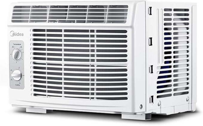 Midea 5,000 BTU EasyCool Small Window Air Conditioner - Cool up to 150 Sq. Ft. with Easy-to-Use Mechanical Controls and Reusable Filter, Perfect for Small Bedroom, Living Room, Home Office - Image 10