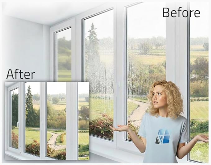 Moisture Plus 2 x Window Kit Clears trapped Heavy Condensation trapped Inside Your Double Glazing Window. - Image 3
