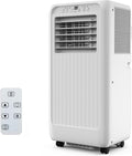 GarveeHome Portable Air Conditioner, Energy Efficient 10,000 BTU AC for Apartment, Remote & Window Kit, 24H Timer, Portable AC with Hose Needed. by GarveeHome