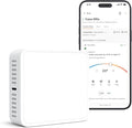 Smart Sensor for Air Quality Monitor, AC Control CO, WiFi Quality, Energy Savings Monitoring | Ideal for Airbnb, Homes & Offices | Tracks Temp, Humidity, Smoke, Noise & More by LaylaEco