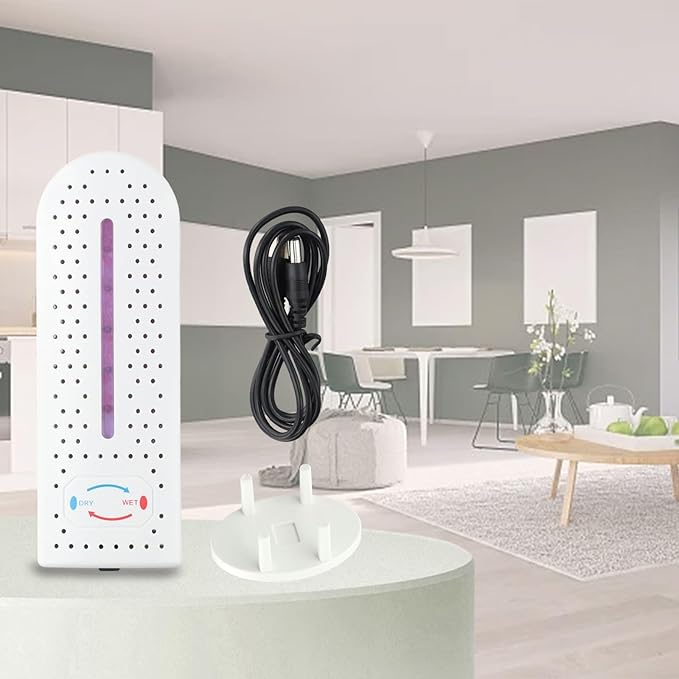 Wireless Dehumidifier for Small Spaces, Portable Moisture Absorber for Bedroom, Closet, Cabinet with Circulating Dehumidification and Color Display - Image 9