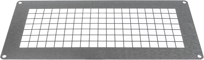 Repa Market 10" x 5" Inch Galvanized Steel Rectangular Crawl Space Vent Grid - Inlet Outlet Ventilation Guard - Universal Metal Air Supply Exhaust Protection Mesh - Durable Duct Grille - Image 8