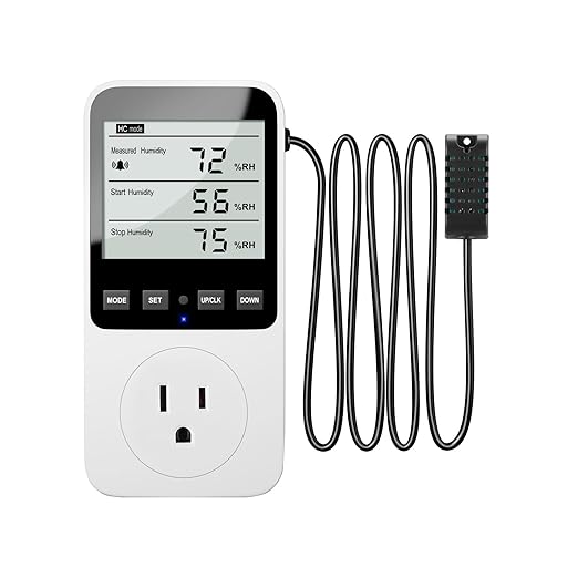 INKBIRDPLUS Temperature and Humidity Controller, Temperature Humidity Alarms, Ideal for Greenhouses, Reptiles, Incubators, Home Brewin by INKBIRDPLUS