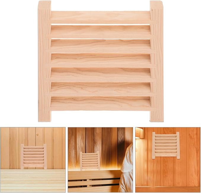 Sauna Room Air Vent Grille Wooden Ventilation Panel Steam Room Accessories Sauna Vent Louver - Image 9