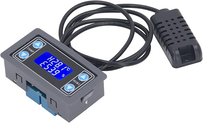 Temperature Humidity Controller Relay Output Digital Thermostat Humidistat Control Module with Indicator Light - Image 9