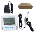 Digital Temperature Humidity Data Logger Portable Temp Hygrometer Recorder with Temperature Range -40-+85℃ Temperature Accuracy ±0.2℃ Humidity Accuracy ±2% RH Sound & Light Alarm Function by VTSYIQI