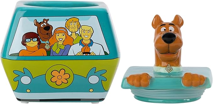 Silver Buffalo Scooby-Doo Mystery Machine Small Sculpted Ceramic Snack Jar Featuring Scooby-Doo, Shaggy, Velma, Daphne, and Fred, 5” x 5” x 6.75” - Image 5