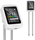 6-in-1 Soil Moisture Meter - 2026 Digital Soil Tester Kit with pH, Nutrient, Sunlight, Temperature & Humidity | Multi-Function Tester for Garden,Lawn and Indoor Plants | Factory-Permanent Calibration by Unknown