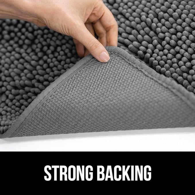 GORILLA GRIP SOAKSTOPPER Dog Door Mat, Machine Washable Rug Absorbent Doormat Captures Moisture Mud Dirt, Quick Dry Soft Chenille Entryway Rugs Indoor Entrance Mats for Dog Paws, 24x17 Beige Ivory - Image 5