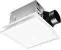 Tech Drive Bathroom Exhaust Fan with Light, 110 CFM, Super Quiet Bathroom Fan with Light and night light,1000lm Dimmable 5CCT LED Light Selectable,Energy Star Ventilation Fan,White by TechDrive