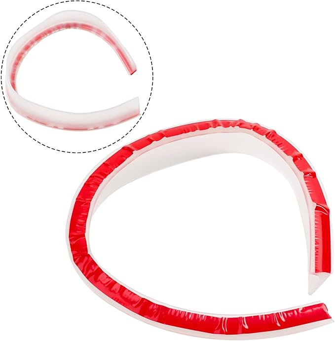 Shower Water Retention Strip - Silicone Multi-Color Water Containment - Fits Various Shower Areas for Bathroom Use(Transparent 50cm) - Image 7