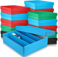Seajan 16 Pcs 3200 Count Trading Card Storage Box Sports Card Storage Boxes Bulk for Basketball Gaming Cardboard Collecting by Seajan