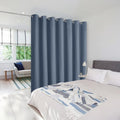 NICETOWN Wall Curtain for Bedroom, Room Divider Curtain for Doorways, Vertical Blind for Sling Door, Privacy Sound Reduction Room Dividers for Patio (Stone Blue, 1 Panel, 8ft Tall x 8.3ft Wide) by NICETOWN