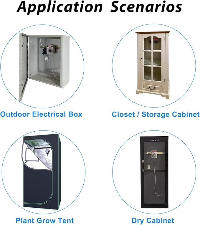 Automatic Small Dehumidifier for Grow Tent,Electric Box,Storage Cabinet,Closet,110V/240V Mini Dehumidifier With Temperature Control Switch - Image 3