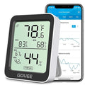 Govee Digital Hygrometer Indoor Thermometer Room H5075, Bluetooth Temperature Humidity Meter with 164ft Remote App Control, Notification Alerts, 2 Years Data Storage Export for Bedroom, Wine Cellar by Govee