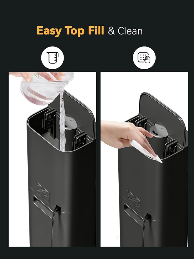 Humidifiers for Bedroom, 8L Quiet Humidifiers for Large Room with Timer, 360°Nozzle, 3 Speed Ultrasonic Cool Mist Humidifier with Humidistat for Baby, Customize humidity for Home Adults Plants - Image 9