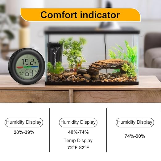 Digital Hygrometer Indoor Thermometer Humidity Meter Room Temperature Hydrometer Monitor Gauge for 3D Printer, Home, Office, Greenhouse, Incubators - Image 5